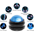 Miniatyrbillede 3 af 5: Blå massagebold til yoga og myofascial release til ømme muskler, skuldre, nakke, ryg, fødder og hele kroppen