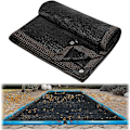 Miniatyrbild 1 av 5: Bladnätsskydd för rektangulär pool Ovan mark Poolskyddsskydd Blockerar fallna löv och skräp Utomhus 3x4m (10x13ft)