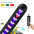 Miniatyrbillede 4 af 5: Led Clip Light 3 tilstande 3h/6h/12h Timing Justerbar lysstyrke Landskabslys til akvarier fisketanke（EU-stik 220V）