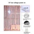 Miniatyrbilde 5 av 5: 220v Fjærgardinlys LED-lyssnor Julelysdekorasjon