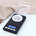 Miniatyrbillede 3 af 4: Vægt med kalibreringsvægte, pincet, vejeskåle, LCD-display, 50 g