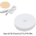 Miniatyrbillede 4 af 5: Led natlys bevægelsessensor 6 lys menneskekrop induktionsskab Usb genopladelig varm gave gave krop lys sensor