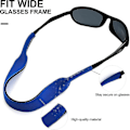 Pikkukuva 3 / 5: By Toddler Kids Floating Neop Sunglass And Glasses Ss Boys Girls Sports Wide Frame Eyewear Retainer3pcs