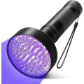 Miniatyrbillede 1 af 5: Uv sort lommelygte med 100 LED'er, ultraviolet håndlampe, kæledyrsdetektorer til falske pengesedler, hunde, tæpper