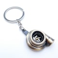 Miniatyrbilde 1 av 5: Bilnøkkelring i metall med lyd, turbo, kulelager, spinnmodell, turbin, turbo-ring, nøkkel, turbo-formet (bronse)