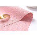 Miniatyrbillede 2 af 5: Nyt skridsikkert, varmebestandigt og isoleret dækkeserviet-sæt (6 stk.), pink, egnet til køkken- og restaurantborde, vaskbart og hurtigtørrende
