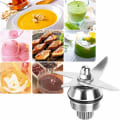 Miniatyrbild 1 av 5: Blenderblad, rostfritt stål 4 blad blenderblad montering reservdelar tillbehör