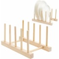 Miniatyrbild 1 av 5: 2 st bambu diskställ, trä diskställ, bambu diskställ, bambu diskställ för skål, koppar, skärbräda, CD-skivor, böcker
