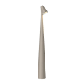 Miniatyrbild 1 av 5: Elegant Slim Conical Stem Table Lamp Portable Dimmable Led Sculpting Light Dec Dd.（Grå）