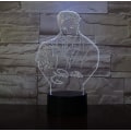 Miniatyrbillede 3 af 5: Elvis Aaron Presley Skrivebordslampe The King Of Rock And Roll Led Nattelys