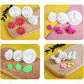 Miniatyrbild 5 av 5: 33 st bakformverktyg Fondant Plunger Cutters, Kakform för DIY