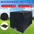 Miniatyrbild 5 av 5: IBC-tanköverdrag UV-skydd Regnfast Vattentanköverdrag 210D Oxfordtyg Presenning Dammskydd IBC-skydd för 1000L IBC-behållare