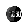Miniatyrbild 3 av 5: Digital väckarklocka LED digitalklocka digital väckarklocka temperatur/2 larm/12/24 timmar/USB-laddningsport (svart) CHAM