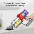 Miniatyrbild 5 av 5: På/Av-status för strömbrytarens kontrollterminalutlösningslås Kompatibel med Dyson V6 V7 V8 V10 V11 V15 Dammsugare Motorbrytare Värdlåsningsklämma