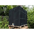 Miniatyrbild 3 av 5: IBC Tanklock 120x100x116cm 1000L - 210D Vattentät, Vattentanklock / Tanksskyddslock - Silverfoder