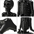 Miniatyrbillede 3 af 4: Mike Halloween Dekoration Yoga Skull Statuer, lille harpiks skulptur håndværk skelet karakteristisk modellering dekoration ornamenter til stuen, soveværelset