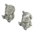 Miniatyrbillede 4 af 5: Baby Tænder Keepsake Box i Zinklegering - Bjørn Form - Udsøgt Udskæring - Souvenir Holder - Tandbeskytter til Børn og Småbørn