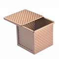 Miniatyrbillede 2 af 5: Firkantet toastboks Non-stick vand kube toastform-8765 11.8x11x10.3cm Ripple Gold
