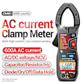 Miniatyrbillede 5 af 5: Digitalt multimeter elektrisk tester amperemeter frekvens diode temperatur tester（sort）
