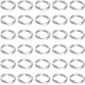 Miniatyrbilde 1 av 5: 100 stk. 10 mm mini splittringer med dobbel sløyfe, små metallringer, koblinger for smykker, halskjeder, armbånd, øredobber, håndverk, ornamenter