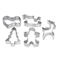 Miniatyrbillede 1 af 5: Biscuit Shapes Mænd Biscuit Form Kage Dekoration Værktøjer Snemand Cookie Cutter til