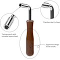 Miniatyrbilde 2 av 3: Piano Tuning Kit, Profesjonelt Piano Tuning Kit Inkludert Tuning Wrench Hammer, Temperament Strip, Mu