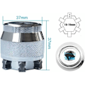 Miniatyrbild 4 av 5: 1PCS 3/8 tum Driv 10-19mm Justerbar Hex Universal Socket Torque Ratchet Socket Adapter Nyckelhuvud Spännhylsa Reparationsverktyg