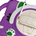 Miniatyrbillede 2 af 5: Kat Design Etui til iPad Mini 1/2/3/4/5 Med Håndrem, Justerbart Stativ, To Håndtag, Faldbeskyttelse（Lilla）