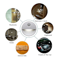 Miniatyrbild 4 av 4: Nattlampa med rörelsesensor inomhus | Sömninducerande LED-lampor | Perfekt för badrum, skåp, trappor och mer