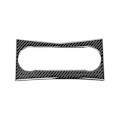 Miniatyrbillede 1 af 4: Midterkonsol Dash Opbevaringsbakke, Kulfiber Midterkonsol Aircondition Trim Cover Til (1stk, Sort)