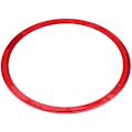 Miniatyrbild 1 av 5: Aluminiumlegering Bilratt Ring Cover Trim för Audi A1 A3 A4 A5 A6 Q3 Q5 Röd