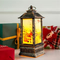 Miniatyrbild 4 av 5: Jul Snövirvel Jul Lykta Dekorativ LED Lykta