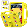 Miniatyrbild 1 av 5: Cartoon Pattern Case For Ipad Pro 10.5 Inch Air 10.5 Inch 2019 With Handle, Adjustable Stand, Shockproof, Kid Friendly Design Cover（Yellow）