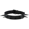 Miniatyrbillede 1 af 3: Gotisk Punk Halskæde Pigget Krave Choker Og Metal Spids Armbånd Bred Rem