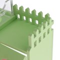Miniatyrbild 5 av 5: 3 i 1 Hamsterhus Ekorre Sovande Bo Hål Stege Leksak Matare Skål Blå（Grön)