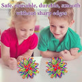 Miniatyrbild 3 av 5: Expanderbar boll, teleskopboll, magisk expanderande bollleksak, färgglad expanderbar magisk blommaboll, sensoriska leksaker för autism för alla-
