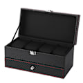 Miniatyrbillede 2 af 5: Dobbelt smykkeur, øreringe, ringe, armbånd, halskæde, opbevaringsboks, etui