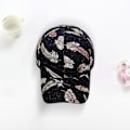 Miniatyrbillede 3 af 5: Baseball kasket Casual folde bred skygge Anti-fade justerbar solbeskyttelse åndbar mode fjer print udendørs hat til shopping