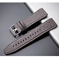 Pikkukuva 3 / 4: Nahkainen rannekoru rannekkeen vaihto Quick Se Hu Watch Gray