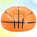 Miniatyrbild 4 av 5: Uppblåsbar soffa uppblåsbar flockning lat soffa bönpåse basketdesign uppblåsbar stol sportboll luftblåsare strandstol utomhus inomhusbruk