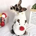 Miniatyrbild 3 av 5: Julhundkostym Alce Modell Husdjur Vinter Varma Rock Hundrock Kläder Hundkläder Festkläder Fo