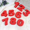 Miniatyrbillede 3 af 5: 9 stk. 0-9 tal digital dessert silikone kageform kage talform