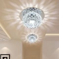 Miniatyrbild 4 av 5: Modern LED-kristalltakskåp 5W LED-takskåp Foyer Korridorlampa Entréhall Vardagsrumslampa