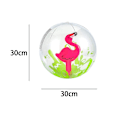 Miniatyrbilde 2 av 5: 6 stk 3D strandballer oppblåsbare strandballer krabbe flamingo enhjørning tema strandballer bassengleketøyballer
