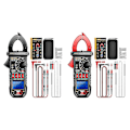 Miniatyrbillede 2 af 5: Clamp Meter Digital Multimeter Strøm 4000counts Amperemåler Spændingstester（Sort）