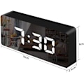 Miniatyrbild 2 av 5: Digital väggklocka med LED-display, stora siffror, inomhuskontor