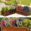 Miniatyrbillede 5 af 5: 8 Pakke Kunstige Blomster Udendørs UV-Resistente Kunstige Blomster Botaniske Dekorative Blomster Til Blomsterarrangement