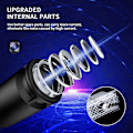 Pikkukuva 3 / 5: 2 kpl LED-auton projektorivaloa, auton oven tervetulovaloa, auton LED-tervetulologovalo yhteensopiva A3 A4 A5 A6 A7 S3 S4 S5 S6 S7 Q5 Q7 TT