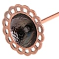 Miniatyrbild 4 av 5: Bärbar örhänge smycken display rack metall stud halsband arrangör prydnad T-bar hängare skyltfönster