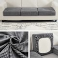 Miniatyrbild 2 av 5: Soffa stretch-skydd, möbelskydd, soffskydd, sofföverdrag, dammskydd för möbler (Färg: 1, Storlek: S (50-65 cm))